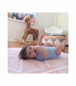 Lorena Canals Hippy Rug - Soft Pink (4' X 5' 3") -Britax || Little Unicorn || Graco Shop lorena canals hippy rug soft pink 4 x 5 3 213