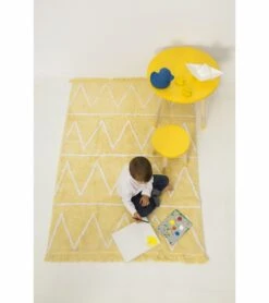 Lorena Canals Hippy Rug - Yellow (4' X 5' 3") 9 Lorena Canals Hippy Rug - Yellow (4' X 5' 3") -Britax || Little Unicorn || Graco Shop lorena canals hippy rug yellow 4 x 5 3 226