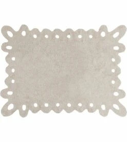 Lorena Canals Lace Rug - Beige (4' X 5' 3")