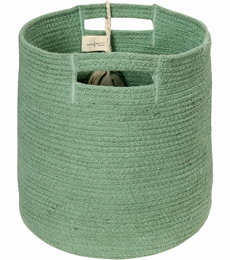 Lorena Canals Leaf Basket - Green 2 Lorena Canals Leaf Basket - Green - Image 2