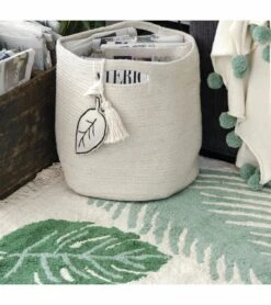 Lorena Canals Leaf Basket - Natural 10 Lorena Canals Leaf Basket - Natural -Britax || Little Unicorn || Graco Shop lorena canals leaf basket natural 211