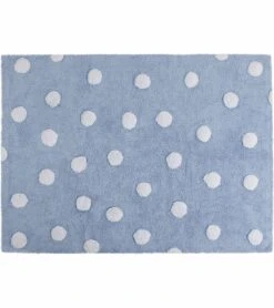 Lorena Canals Polka Dots Rug - Blue (4' X 5' 3")