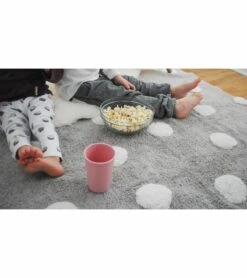 Lorena Canals Polka Dots Rug - Grey (4' X 5' 3") 7 Lorena Canals Polka Dots Rug - Grey (4' X 5' 3") -Britax || Little Unicorn || Graco Shop lorena canals polka dots rug grey 4 x 5 3 208