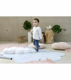 Lorena Canals Puffy Rug - Dream Blue (5' 3'' X 6') -Britax || Little Unicorn || Graco Shop lorena canals puffy rug dream blue 5 3 x 6 223