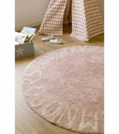 Lorena Canals Round Rug - ABC - Vintage Nude/Natural (5') -Britax || Little Unicorn || Graco Shop lorena canals round rug abc vintage nude natural 5 204