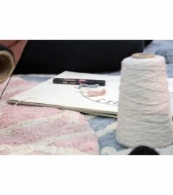 Lorena Canals Round Rug - ABC - Vintage Nude/Natural (5') -Britax || Little Unicorn || Graco Shop lorena canals round rug abc vintage nude natural 5 206