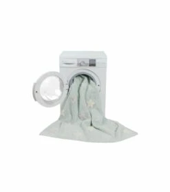 Lorena Canals Tricolor Stars Rug - Soft Mint (4' X 5' 3") -Britax || Little Unicorn || Graco Shop lorena canals tricolor stars rug soft mint 4 x 5 3 225