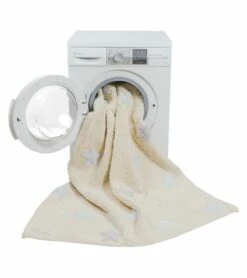 Lorena Canals Tricolor Stars Rug - Vanilla (4' X 5' 3") -Britax || Little Unicorn || Graco Shop lorena canals tricolor stars rug vanilla 4 x 5 3 227