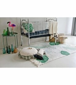 Lorena Canals Tropical Rug - Green (4' 7'' X 6' 7'') -Britax || Little Unicorn || Graco Shop lorena canals tropical rug green 4 7 x 6 7 225