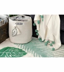 Lorena Canals Tropical Rug - Green (4' 7'' X 6' 7'') -Britax || Little Unicorn || Graco Shop lorena canals tropical rug green 4 7 x 6 7 226