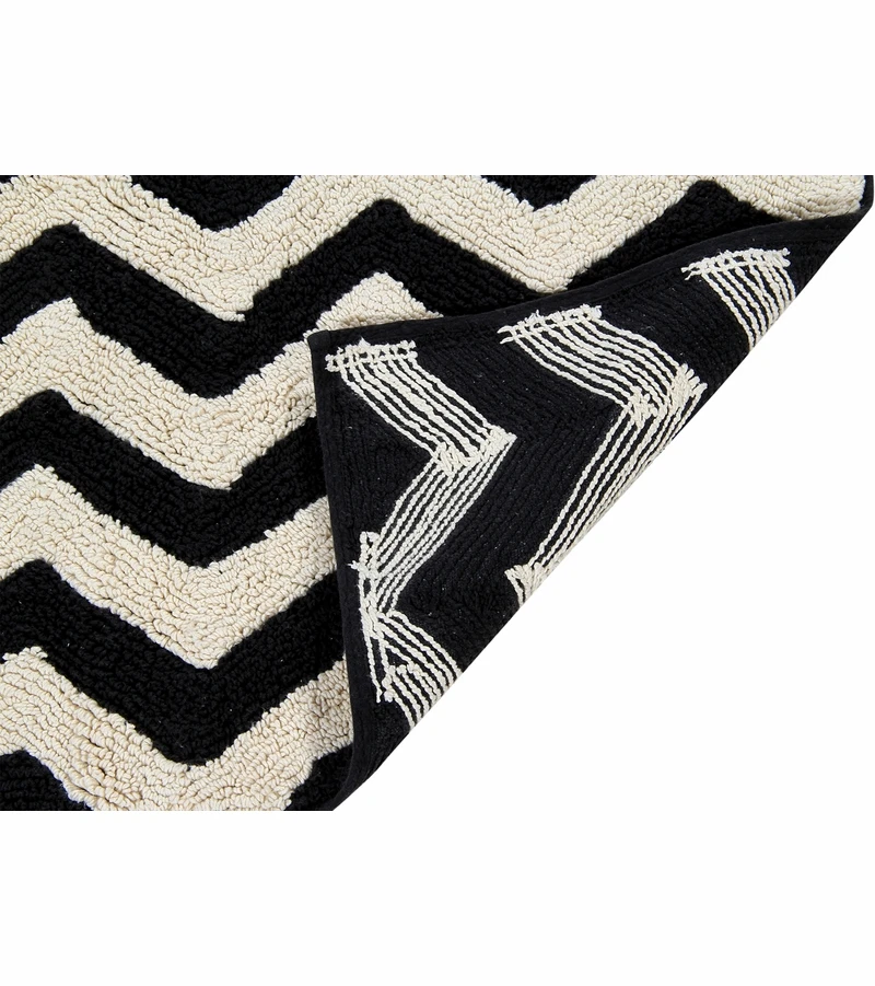 Lorena Canals Zig Zag Rug (4' 8" X 6' 7") 2 Lorena Canals Zig Zag Rug (4' 8" X 6' 7") - Image 2