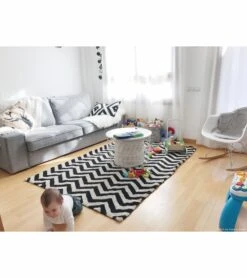 Lorena Canals Zig Zag Rug (4' 8" X 6' 7") 8 Lorena Canals Zig Zag Rug (4' 8" X 6' 7") -Britax || Little Unicorn || Graco Shop lorena canals zig zag rug 4 8 x 6 7 195