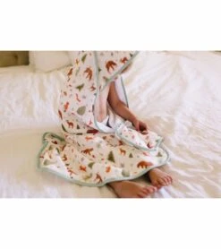 Loulou Lollipop Hooded Towel Set - Forest Friends -Britax || Little Unicorn || Graco Shop loulou lollipop hooded towel set forest friends 161