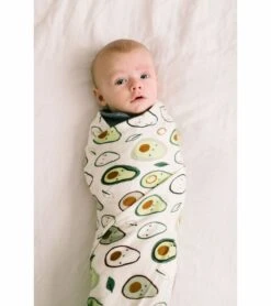 Loulou Lollipop Luxe Muslin Swaddle - Avocado -Britax || Little Unicorn || Graco Shop loulou lollipop luxe muslin swaddle avocado 154