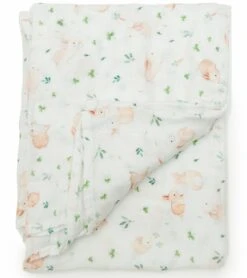 Loulou Lollipop Luxe Muslin Swaddle - Bunny Meadow