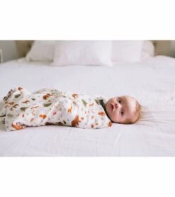 Loulou Lollipop Luxe Muslin Swaddle - Forest Friends -Britax || Little Unicorn || Graco Shop loulou lollipop luxe muslin swaddle forest friends 152