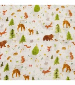 Loulou Lollipop Luxe Muslin Swaddle - Forest Friends -Britax || Little Unicorn || Graco Shop loulou lollipop luxe muslin swaddle forest friends 153