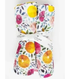 Loulou Lollipop Luxe Muslin Swaddle - Summer Citrus