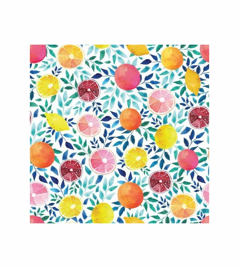 Loulou Lollipop Luxe Muslin Swaddle - Summer Citrus 2 Loulou Lollipop Luxe Muslin Swaddle - Summer Citrus - Image 2