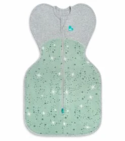 Love To Dream Swaddle UP Cotton Fleece Mild, Small - North Star Olive