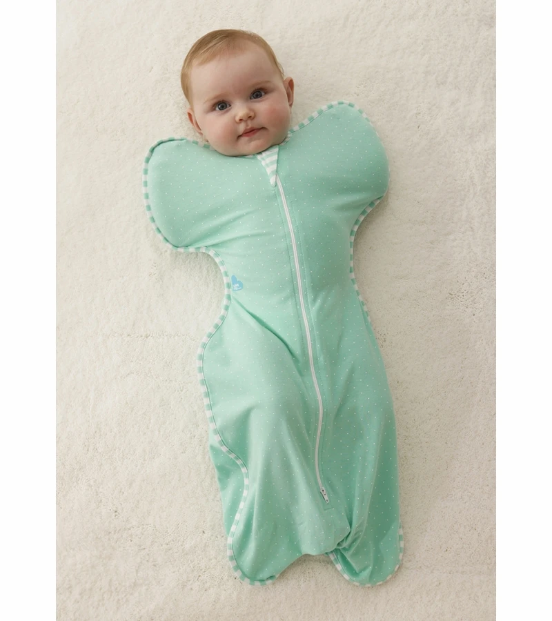 Love To Dream Swaddle UP Lite, Medium - Ice Green 2 Love To Dream Swaddle UP Lite, Medium - Ice Green - Image 2