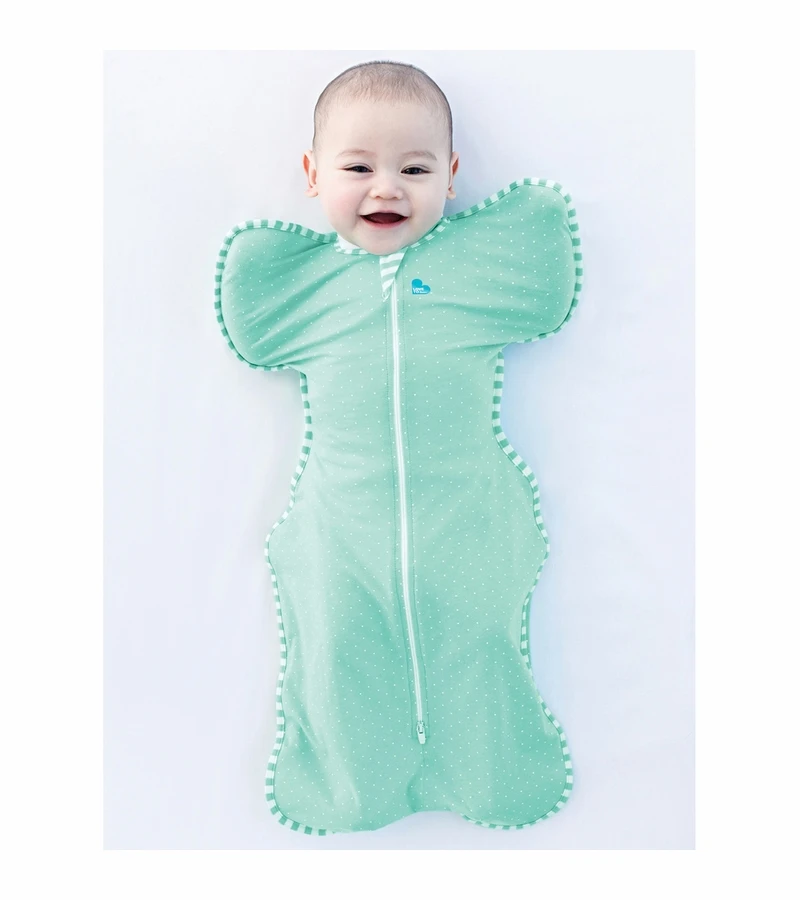 Love To Dream Swaddle UP Lite - Mint Stars - Medium 7 Love To Dream Swaddle UP Lite - Mint Stars - Medium - Image 7