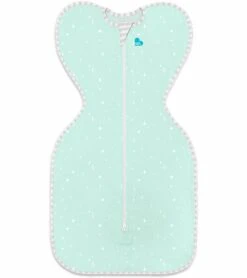 Love To Dream Swaddle UP Lite, Small - Mint Stars