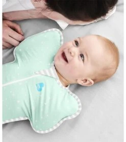 Love To Dream Swaddle UP Lite, Small - Mint Stars -Britax || Little Unicorn || Graco Shop love to dream swaddle up lite small mint stars 122