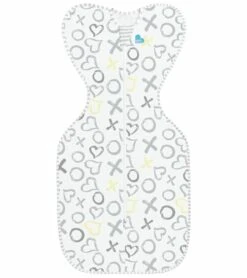 Love To Dream Swaddle UP Silky-Lux Lite - Kisses, Medium