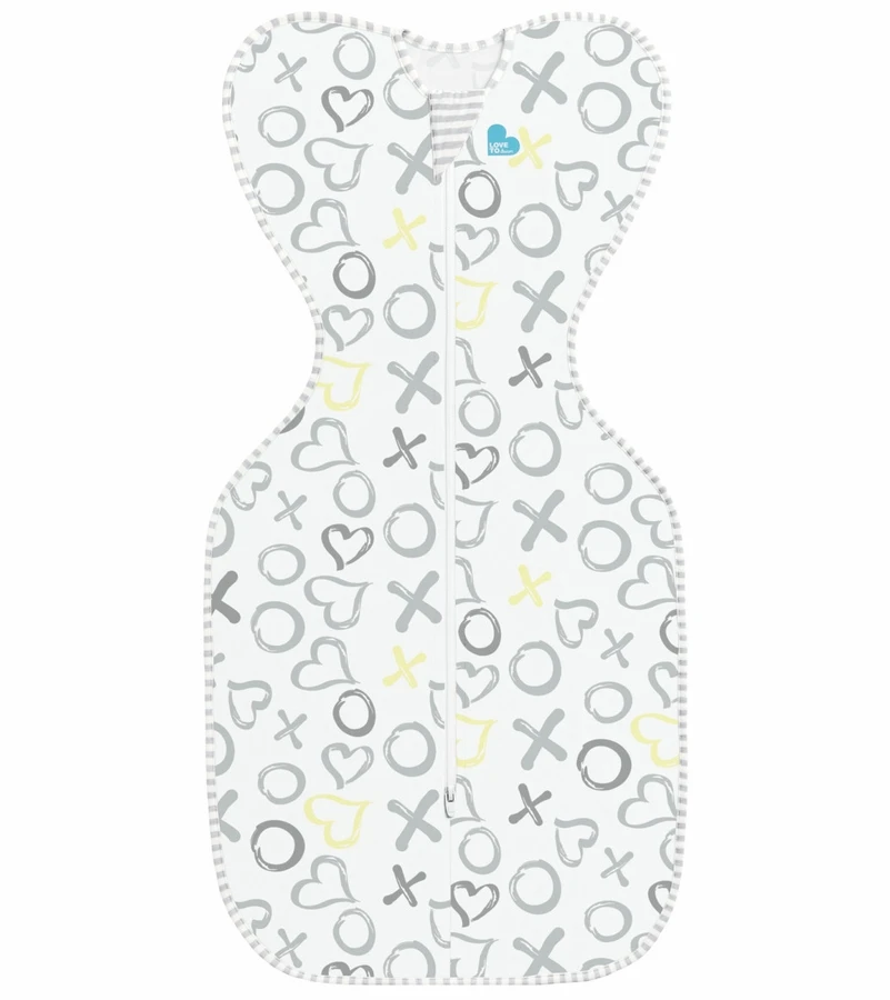 Love To Dream Swaddle UP Silky-Lux Lite - Kisses, Medium 1 Love To Dream Swaddle UP Silky-Lux Lite - Kisses, Medium