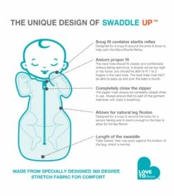 Love To Dream Swaddle UP Silky-Lux Lite - Kisses, Medium 11 Love To Dream Swaddle UP Silky-Lux Lite - Kisses, Medium -Britax || Little Unicorn || Graco Shop love to dream swaddle up silky lux lite kisses medium 146