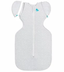 Love To Dream Swaddle UP Transition Bag Bamboo Original 1.0 TOG, Large - Grey Dot