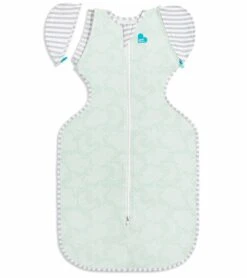 Love To Dream Swaddle UP Transition Bag Organic 1.0 TOG, Large - Celestial Dot Mint