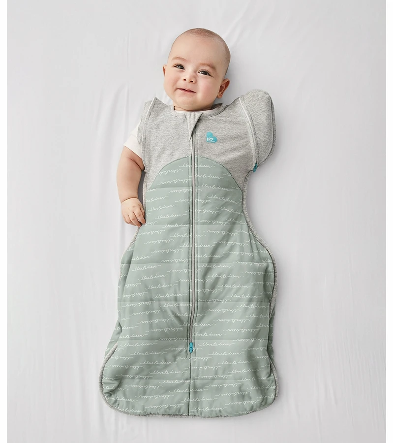 Love To Dream Swaddle UP Transition Bag Quilted Cotton 2.5 TOG, Large - Dreamer Olive 2 Love To Dream Swaddle UP Transition Bag Quilted Cotton 2.5 TOG, Large - Dreamer Olive - Image 2