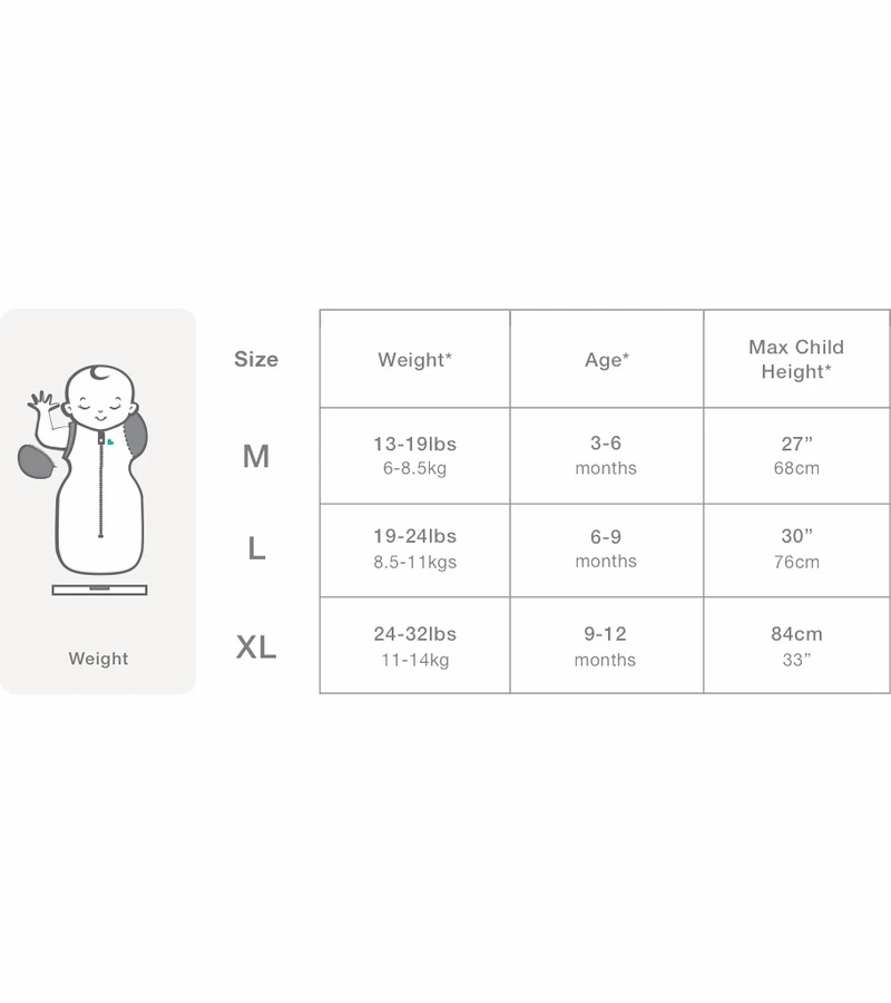 Love To Dream Swaddle UP Transition Bag Quilted Cotton 2.5 TOG, Medium - Silly Goose Dusty Pink 4 Love To Dream Swaddle UP Transition Bag Quilted Cotton 2.5 TOG, Medium - Silly Goose Dusty Pink - Image 4