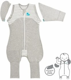 Love To Dream Swaddle UP Transition Suit, 1.0 TOG, Large - Gray