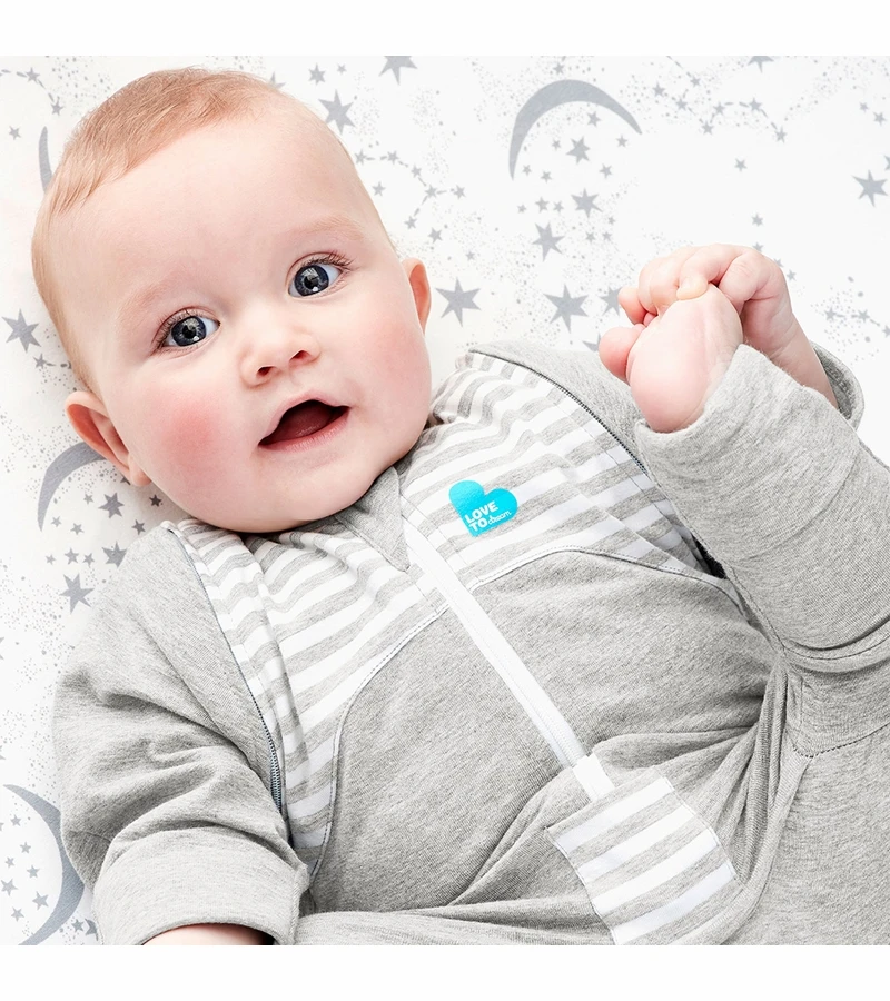 Love To Dream Swaddle UP Transition Suit, 1.0 TOG, Large - Gray 5 Love To Dream Swaddle UP Transition Suit, 1.0 TOG, Large - Gray - Image 5
