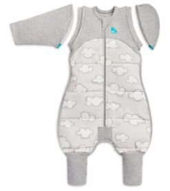 Love To Dream Swaddle UP Transition Suit Quilted Cotton 2.5 TOG, Medium - Daydream Grey