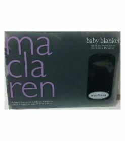 Maclaren Baby Blanket In Navy/Pale Lavender