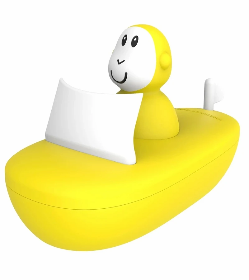 Matchstick Monkey Bathtime Boat Set - Yellow 2 Matchstick Monkey Bathtime Boat Set - Yellow - Image 2