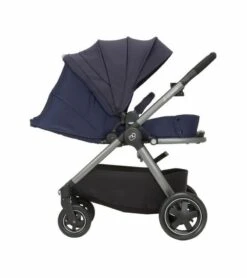 Maxi-Cosi Adorra Travel System - Charcoal/Brilliant Blue -Britax || Little Unicorn || Graco Shop maxi cosi adorra travel system charcoal brilliant blue 155