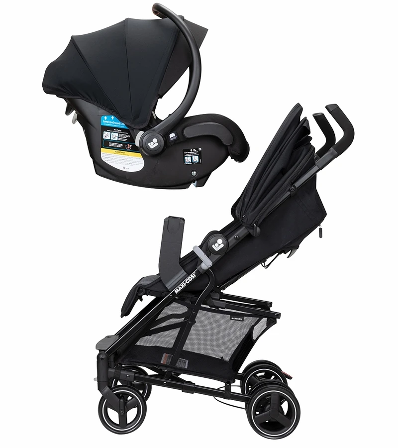 Maxi-Cosi Mara XT Ultra Compact Travel System - Essential Black 5 Maxi-Cosi Mara XT Ultra Compact Travel System - Essential Black - Image 5