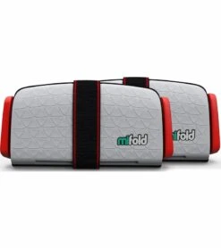 Mifold Grab-and-Go Ackless Belt Positioning Booster Car Seat, 2-Pack - Pearl Grey