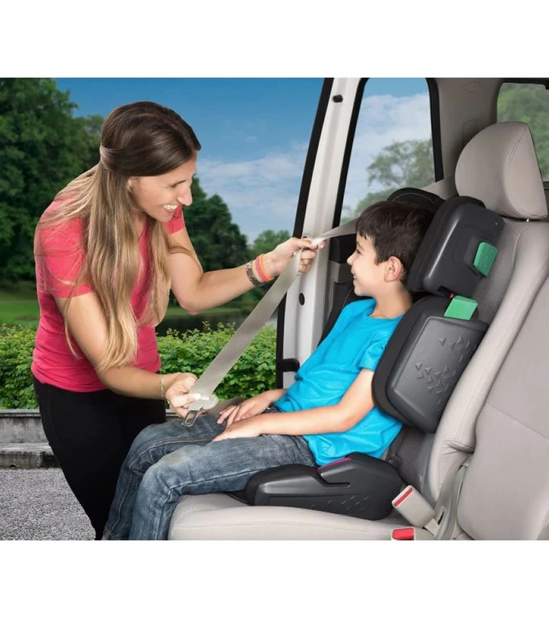 Mifold HiFold Fit-and-Fold Highback Belt-Postioning Booster Car Seat - Slate Grey 6 Mifold HiFold Fit-and-Fold Highback Belt-Postioning Booster Car Seat - Slate Grey - Image 6