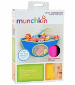 Munchkin Corner Bath Toy Organizer - Pink 9 Munchkin Corner Bath Toy Organizer - Pink -Britax || Little Unicorn || Graco Shop munchkin corner bath toy organizer pink 34