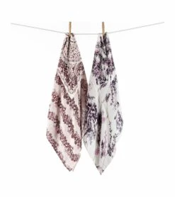 Munchkin Swaddle Angel Blankets - 2pk - Bird Floral/Morning Floral