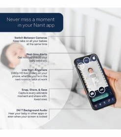 Nanit Breathing Wear Pajamas - 6-9 Months, Pebble Grey -Britax || Little Unicorn || Graco Shop nanit breathing wear pajamas 6 9 months pebble grey 136