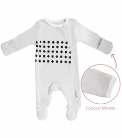 Nanit Breathing Wear Pajamas - Newborn, Pebble Grey -Britax || Little Unicorn || Graco Shop nanit breathing wear pajamas newborn pebble grey 143