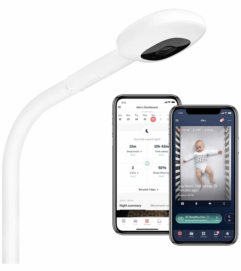 Nanit Pro Smart Baby Monitor & Floor Stand 3 Nanit Pro Smart Baby Monitor & Floor Stand - Image 3