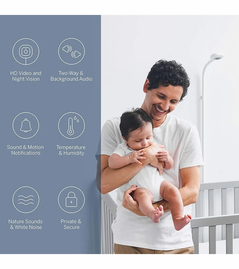 Nanit Pro Smart Baby Monitor & Floor Stand 5 Nanit Pro Smart Baby Monitor & Floor Stand - Image 5